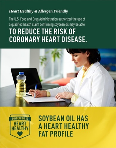 soy-connection-soybean-oil-carried-fda-heart-health-claim-brochure-l Soybean oil is heart healthy