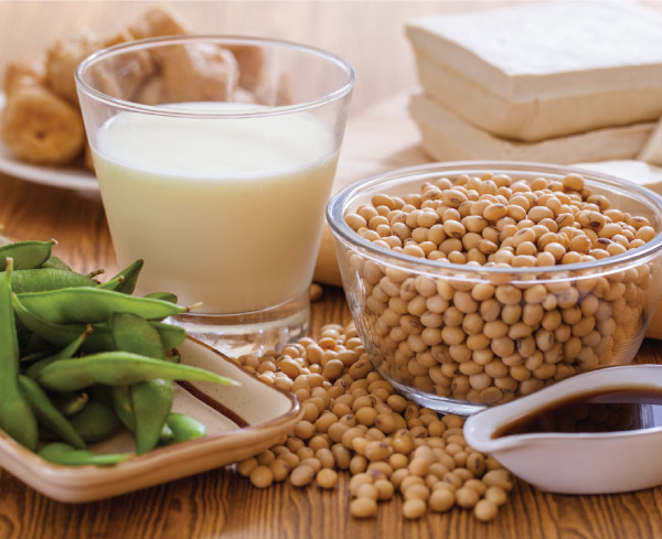 Many forms of Soybeans